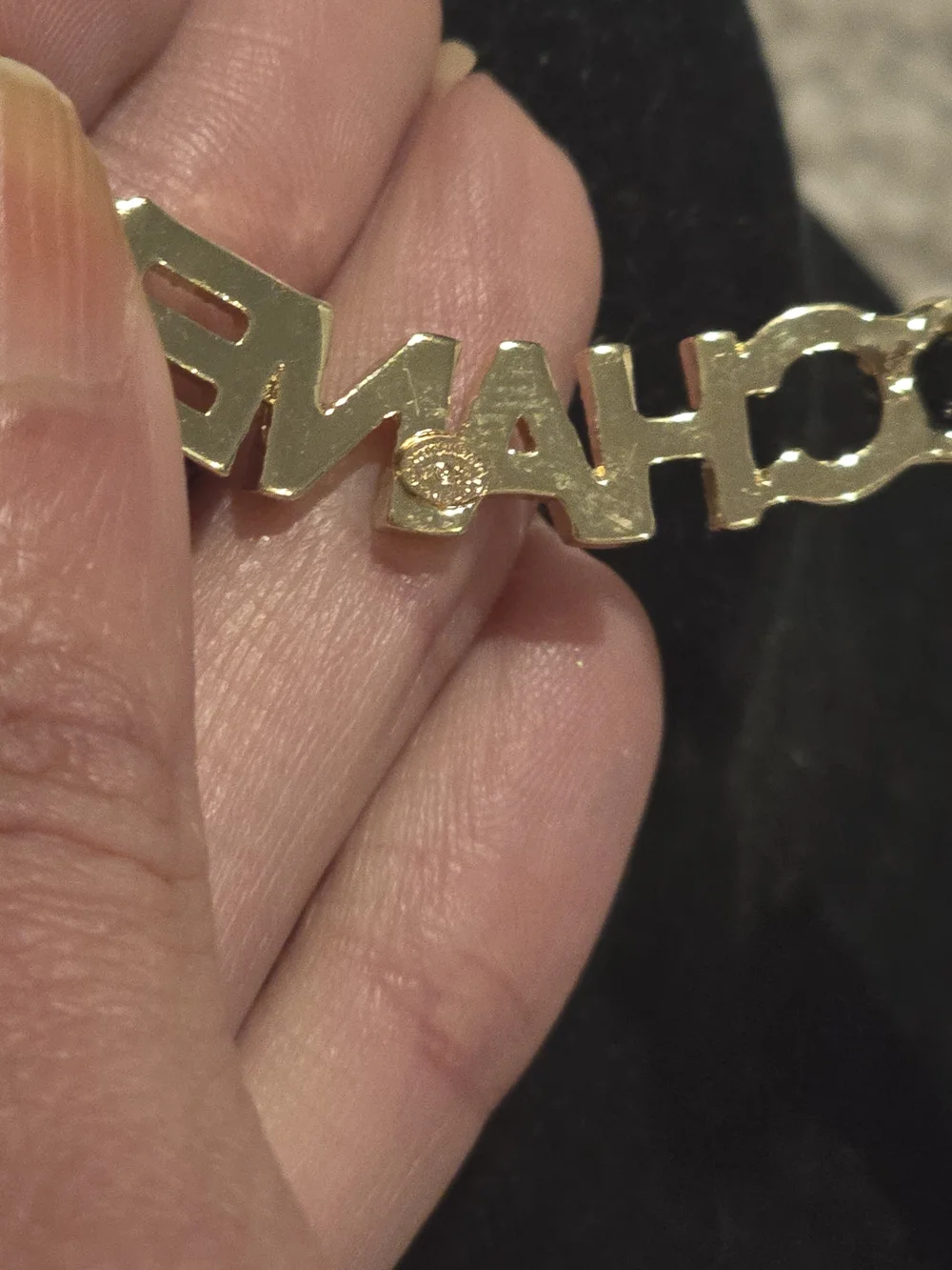 CHANEL 18kgp Gold Chain Logo Necklace - Women's Designer Jewelry